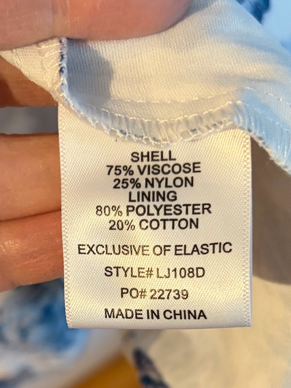 NWT Tuckernuck Steel Blue Floral Brody Midi Dress Coastal Nantucket Preppy Sz L - Picture 6 of 8